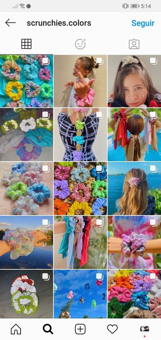 Fashion Scrunchies colors