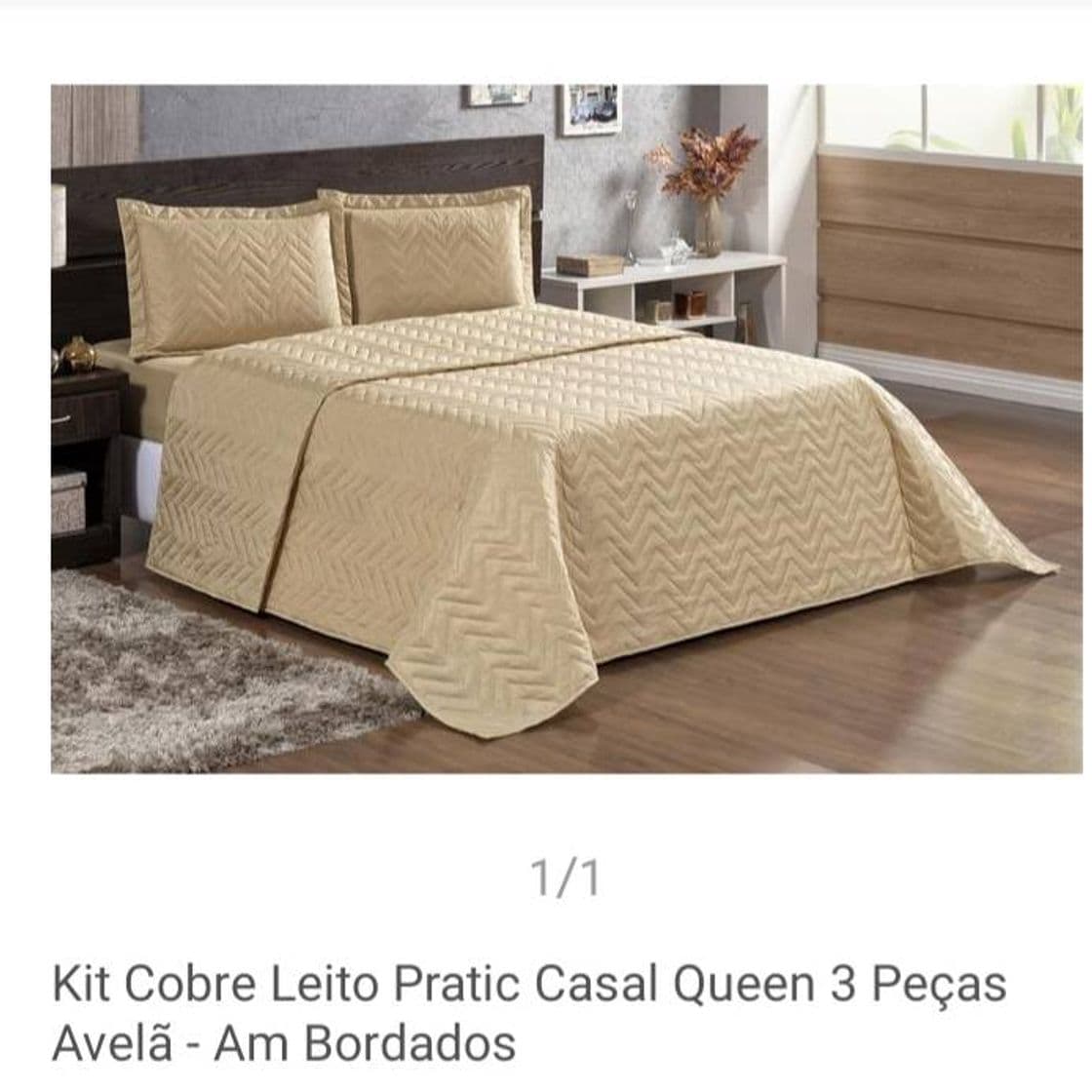 Fashion Kit Cobre Leito Pratic Casal Queen 3 Peças Avelã - Am bordados ...