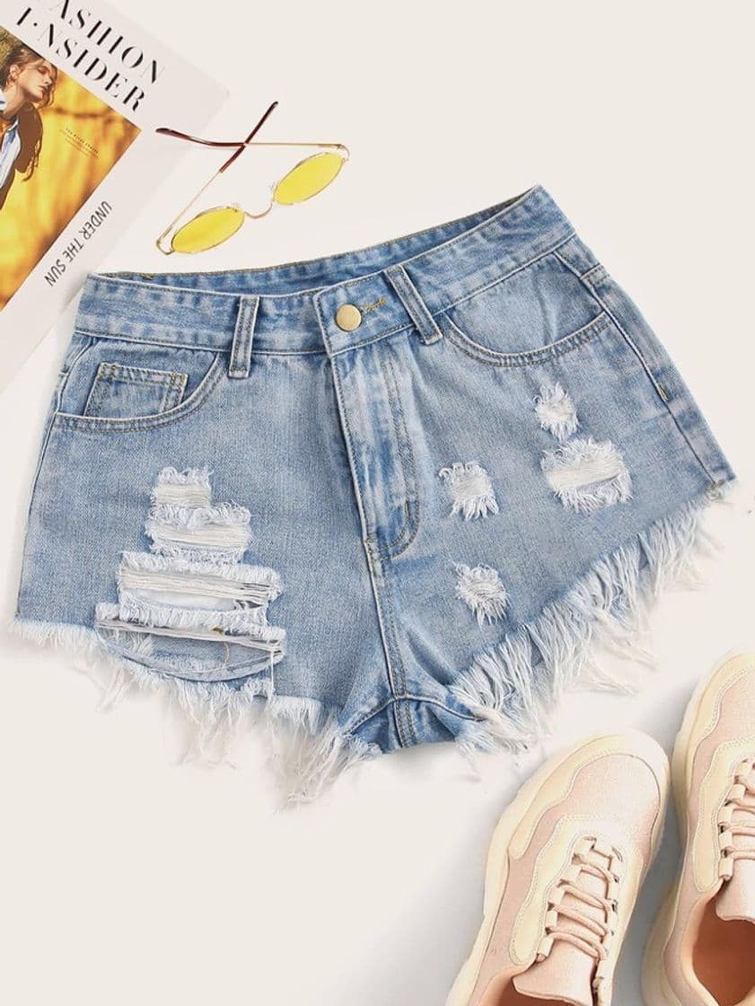 Moda Shorts vaqueros SHEIN