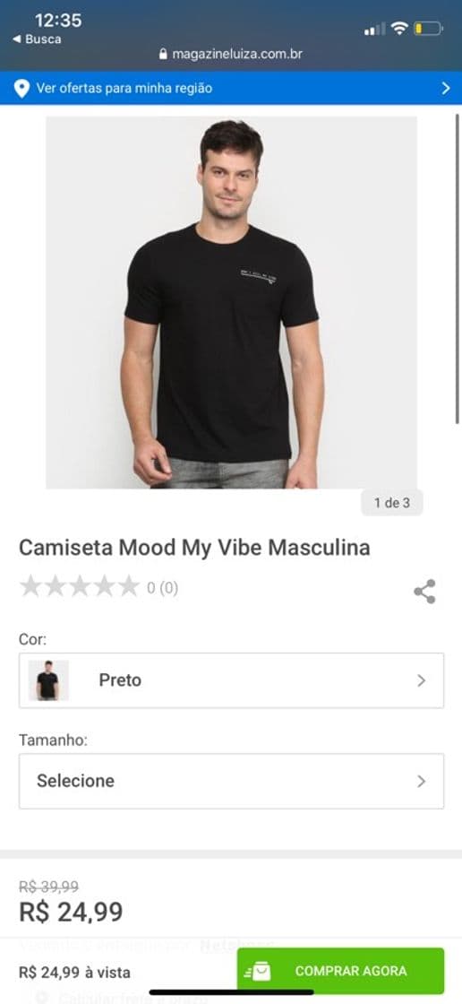 Moda Blusa masculina