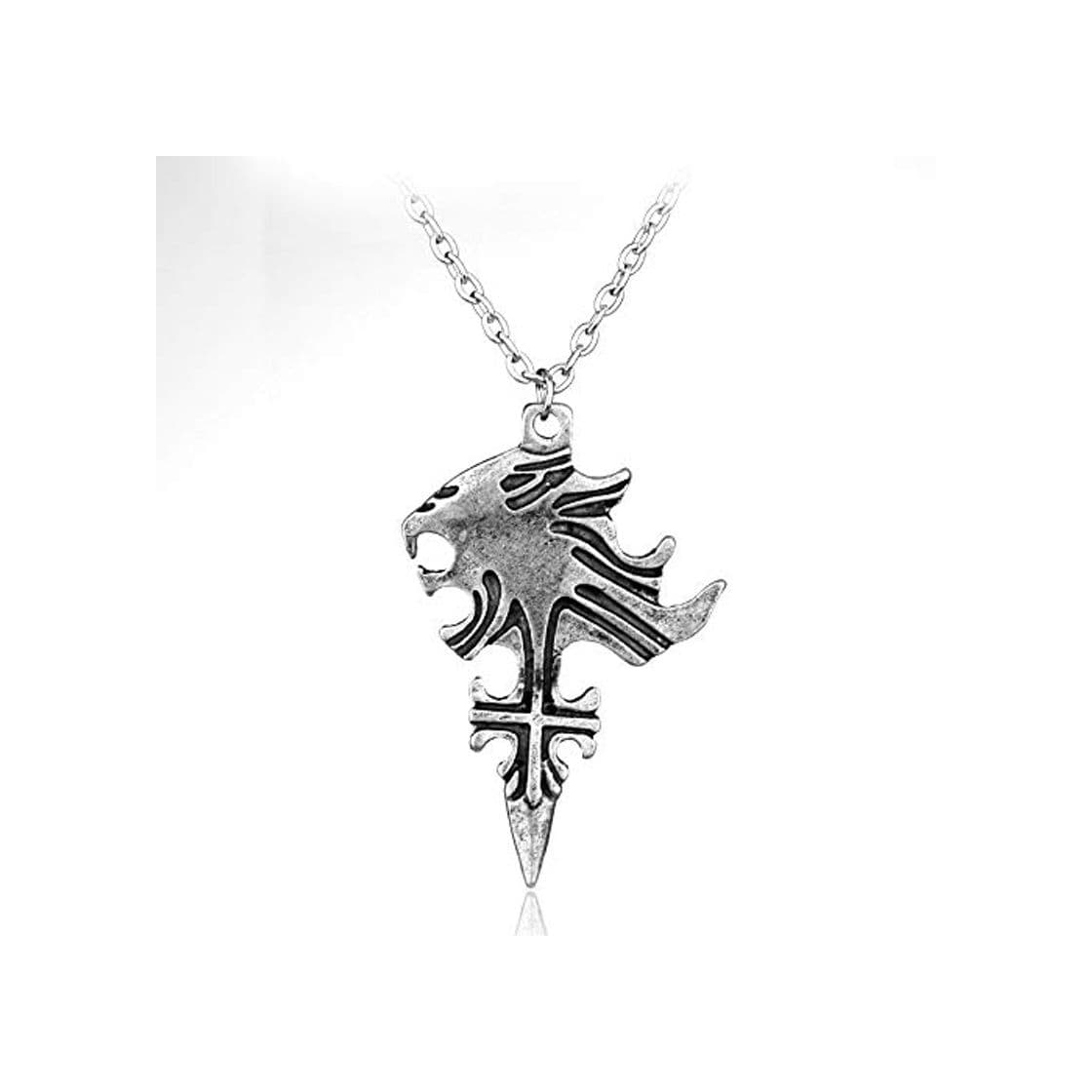 Fashion DYKJ Final Fantasy Jewelry Fashion Sleep Lion Heart Squall Griever Logo Colgantes Collar para Hombres Cosplay Regalo