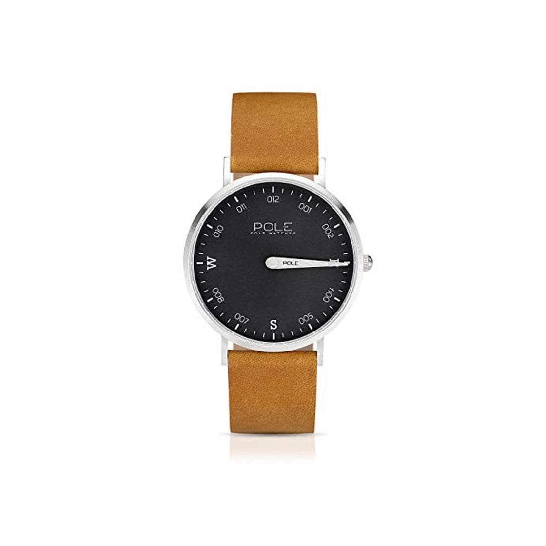 Moda Pole Watches Reloj de Pulsera Analógico Monoaguja de Cuarzo para Hombre Esfera