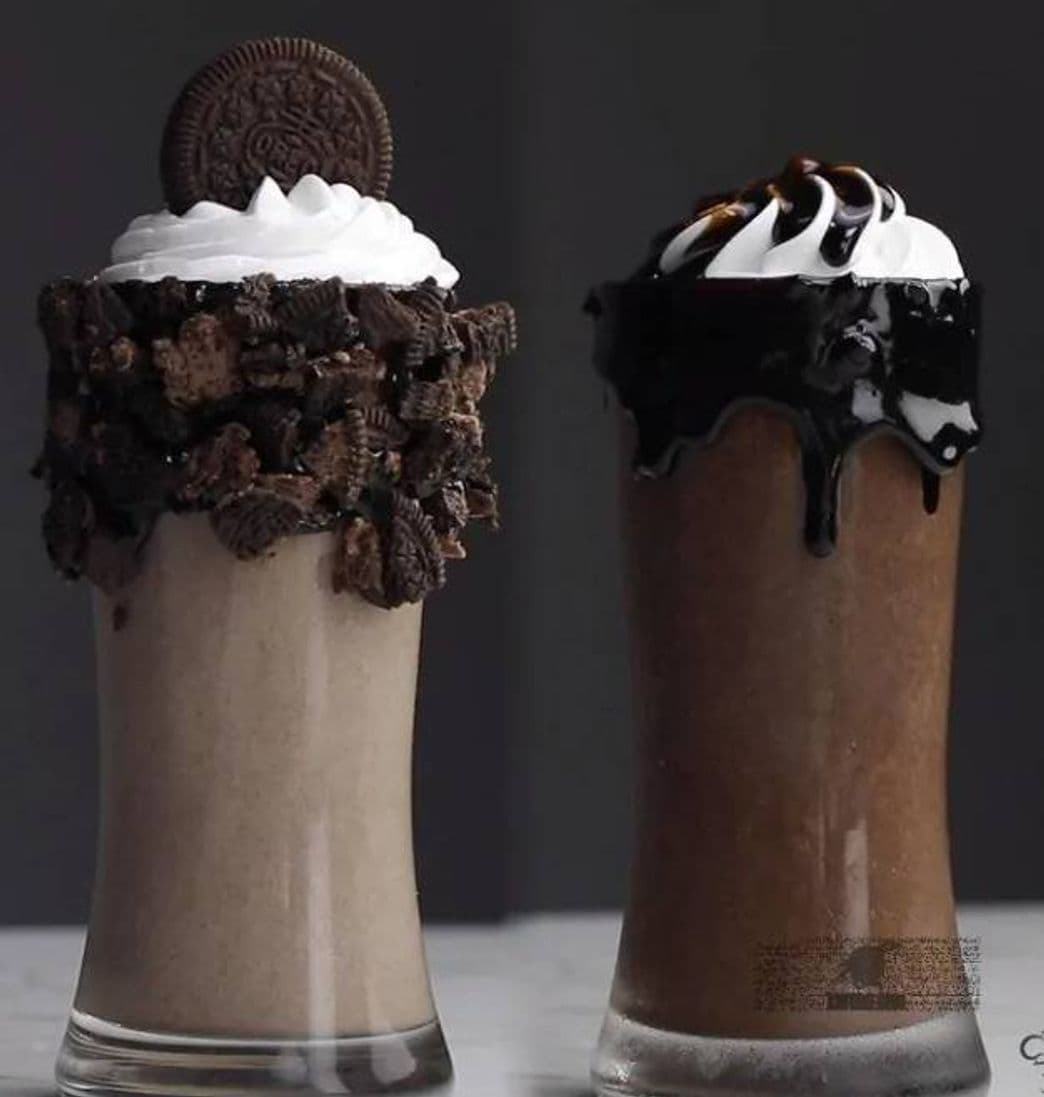 Moda receita milkshake de oreo e milkshake de chocolate♥️