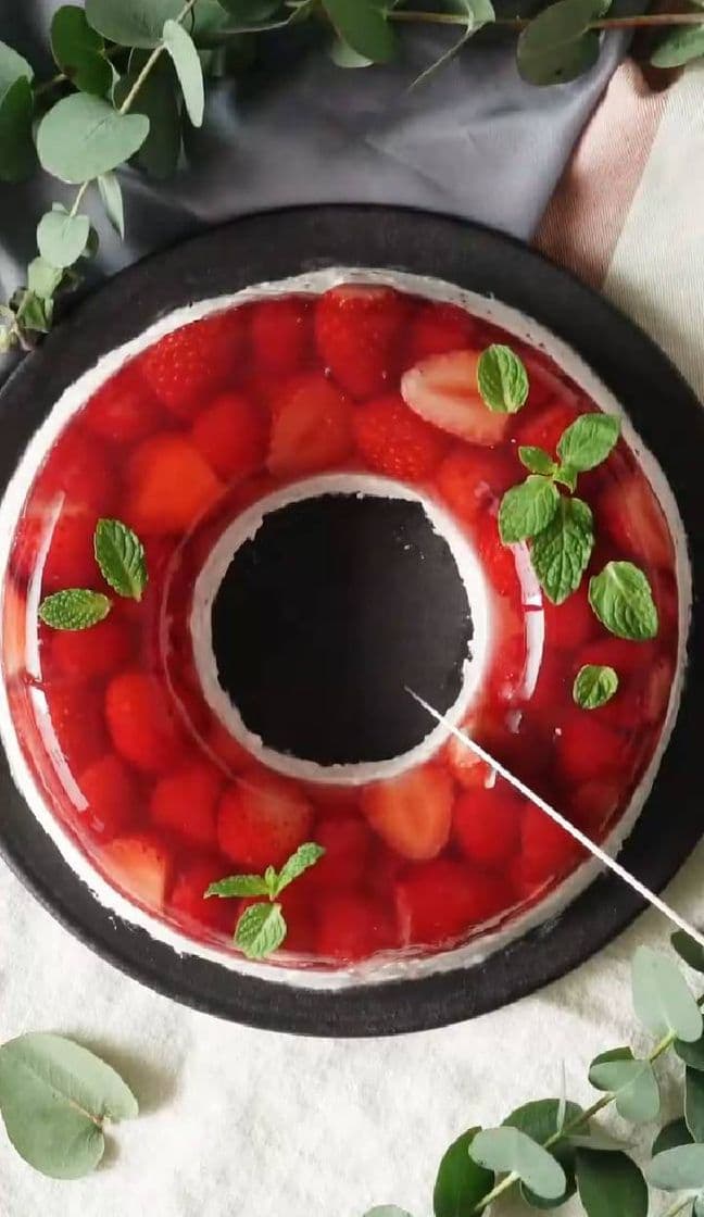 Moda mousse de morango🍓