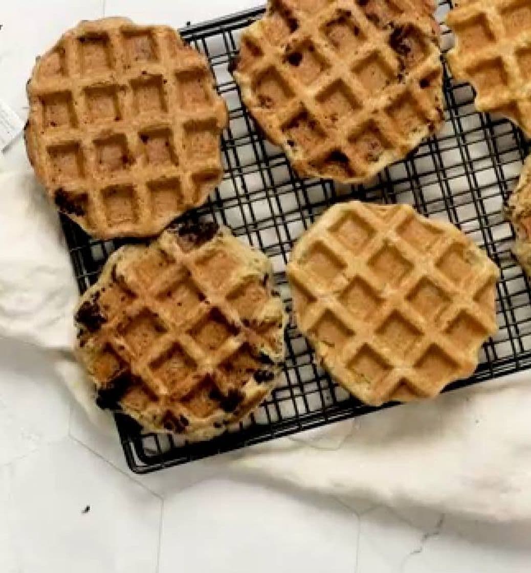 Moda receita waffle vegano