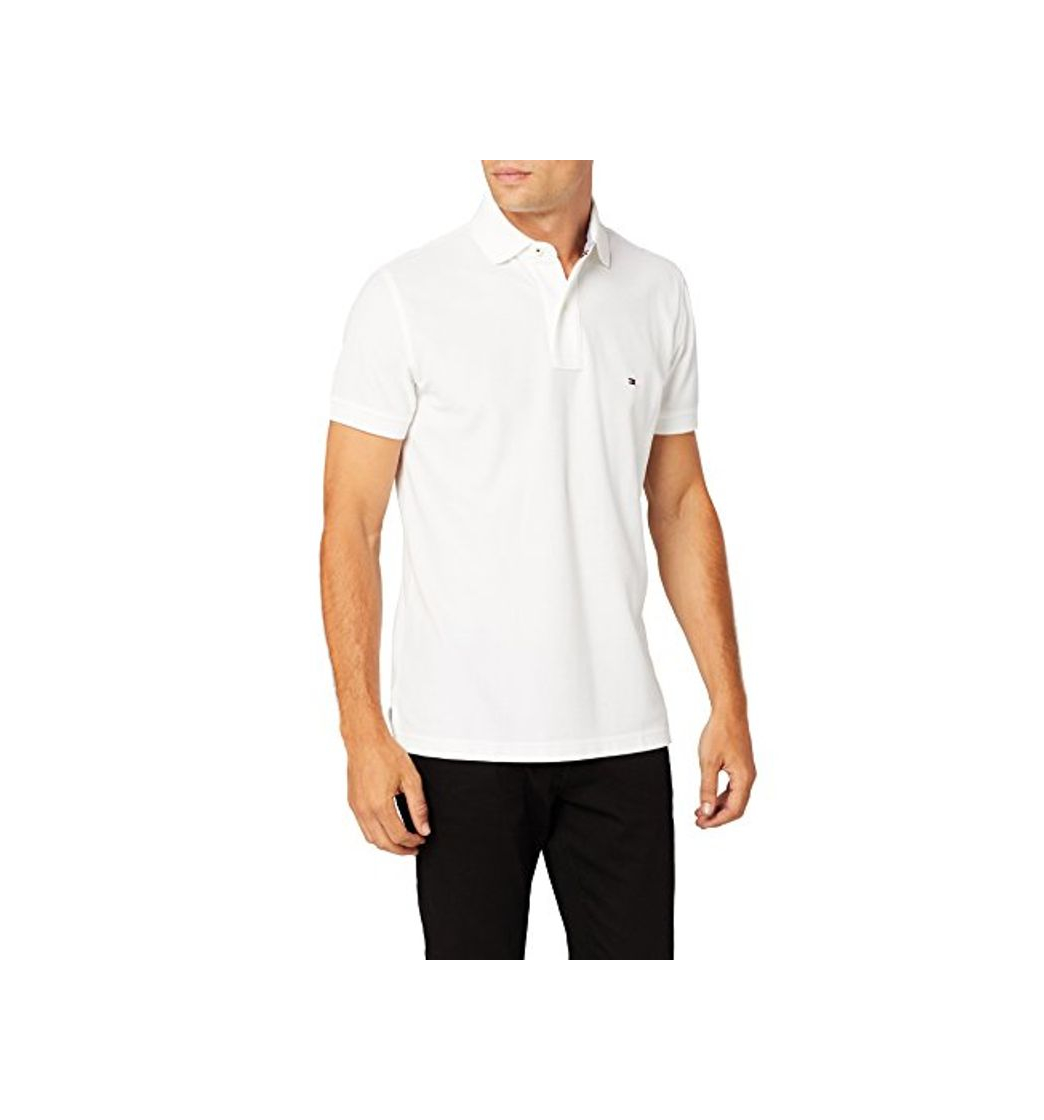 Moda Tommy Hilfiger Core Hilfiger Regular Polo, Blanco