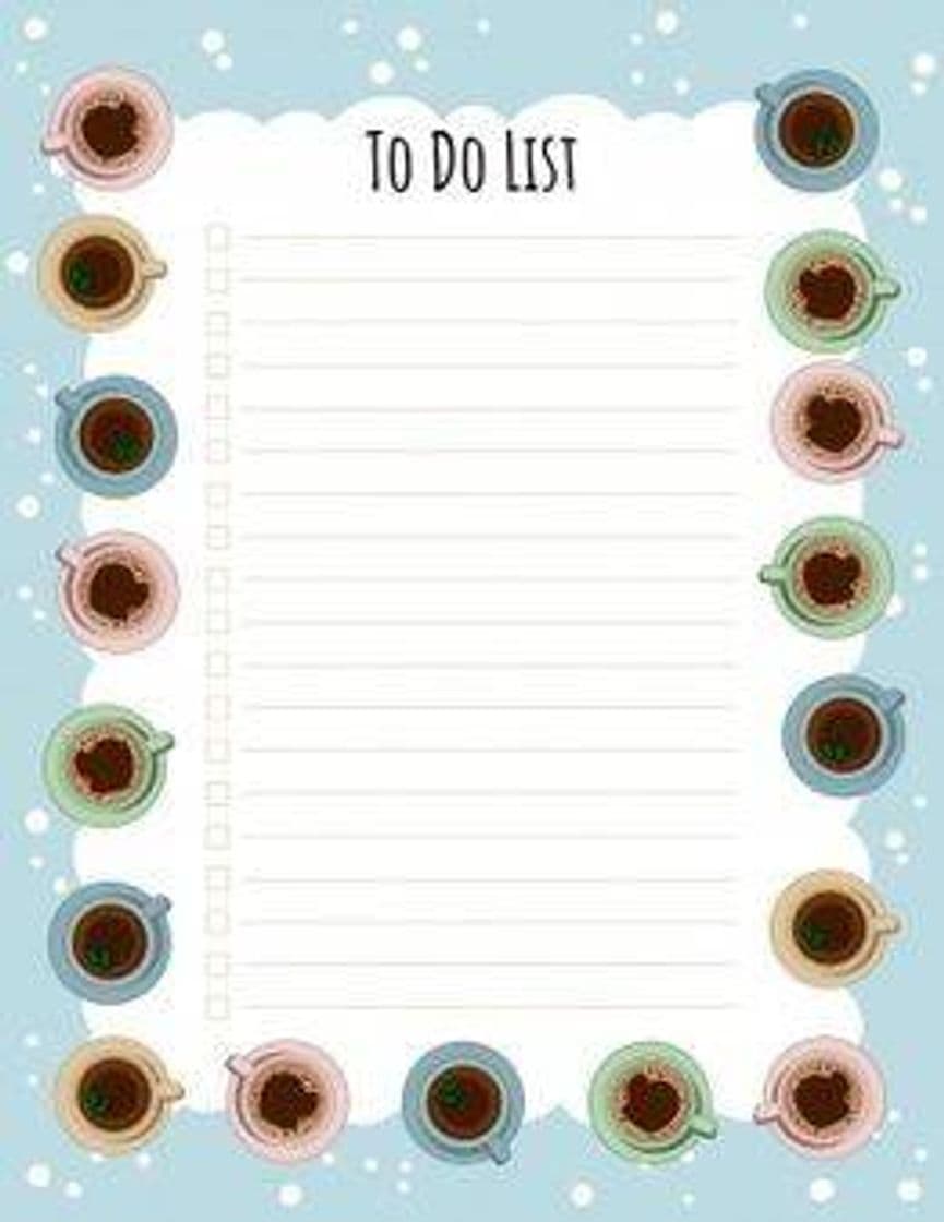 Fashion To do list 