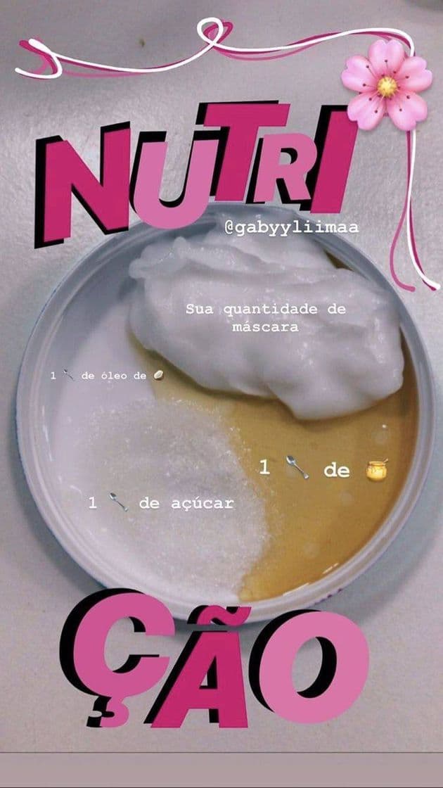 Moda Nutrição p/cachos 