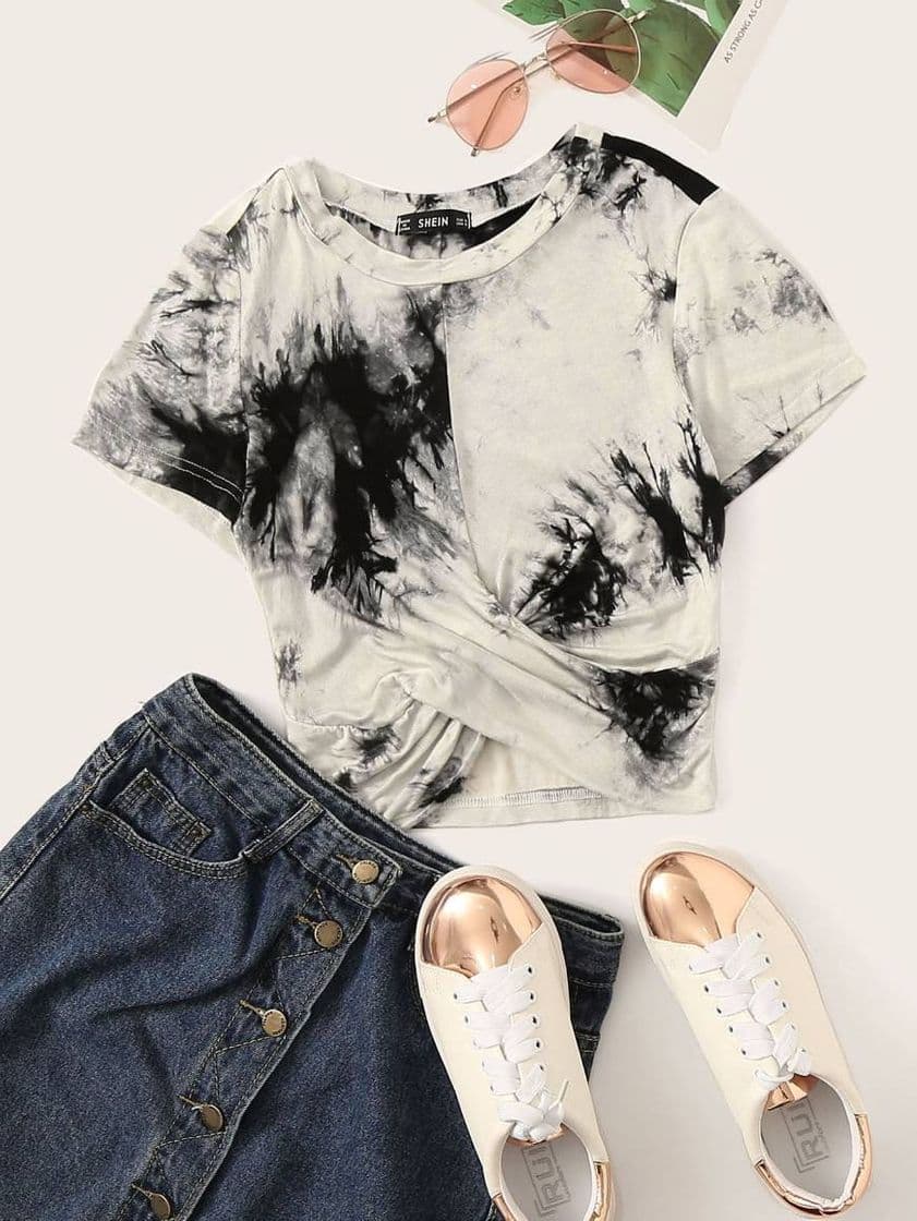 Moda 💠camiseta tie dye 