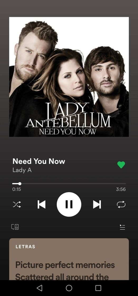 Moda 💠Need you now - Lady Antebellum