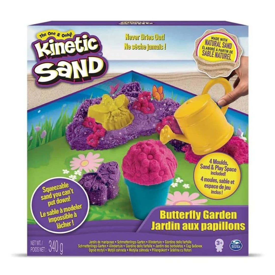 Moda 💠Set Jardín de Mariposas Kinetic Sand Spin Master 