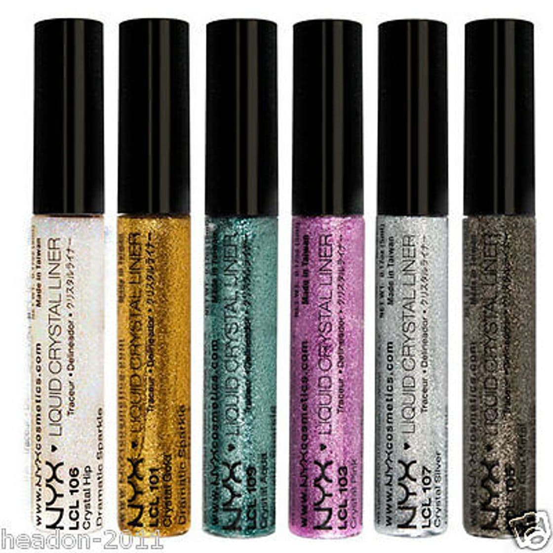 Moda Delineadores glitter nyx