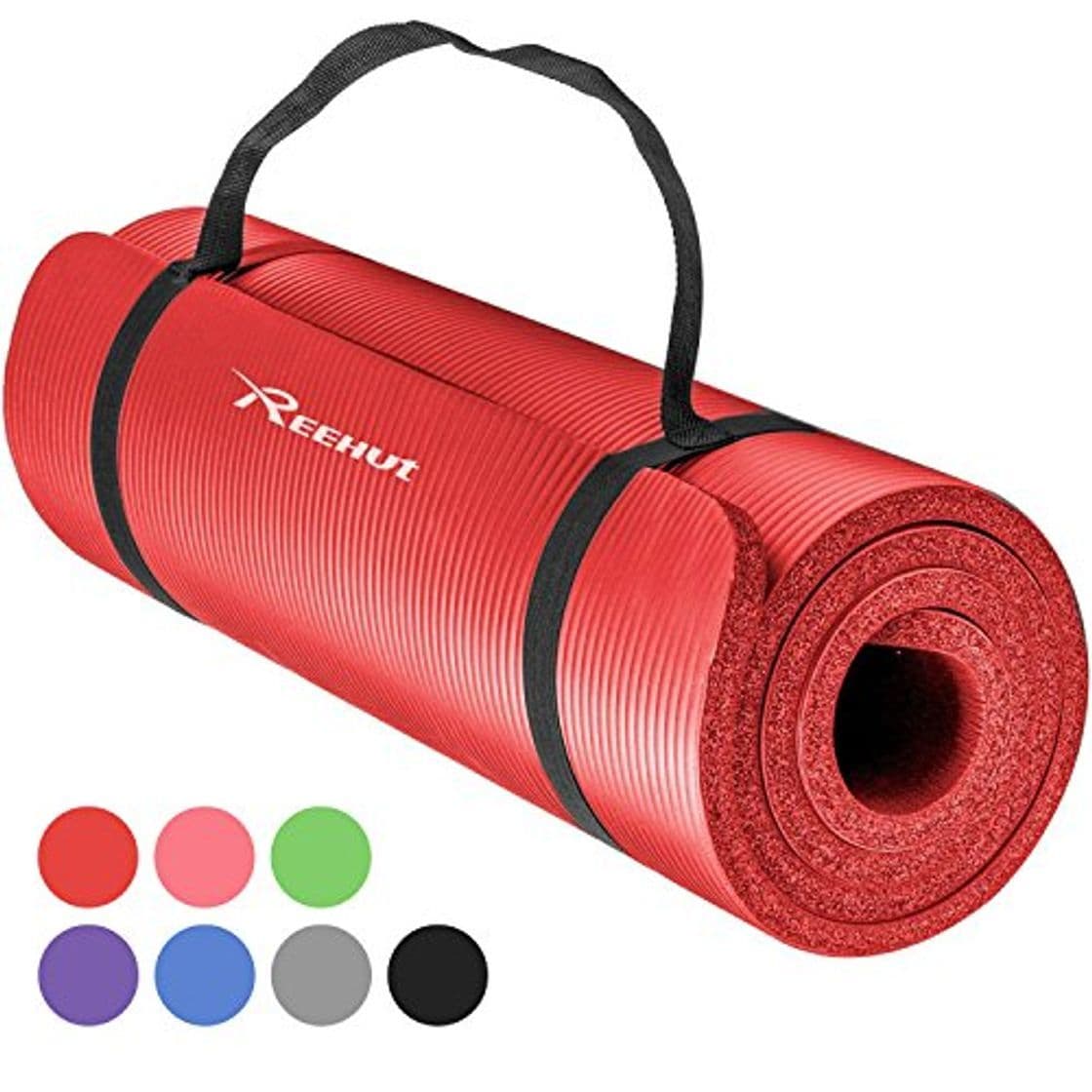 Producto REEHUT Colchoneta de Yoga de NBR de Alta Densidad y Extra Gruesa