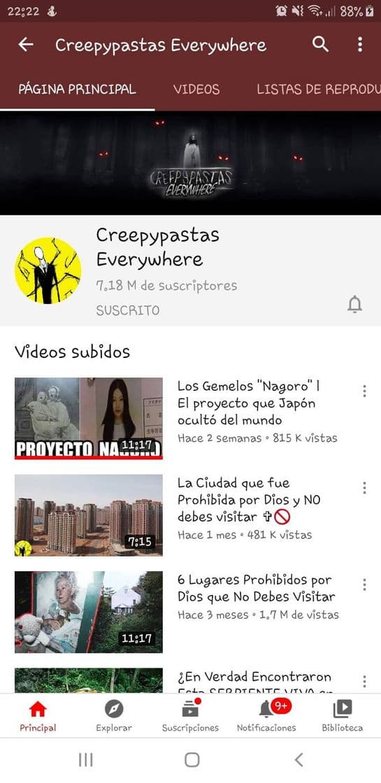 Moda Creepypastas Everywhere's YouTube Stats (Summary Profile ...