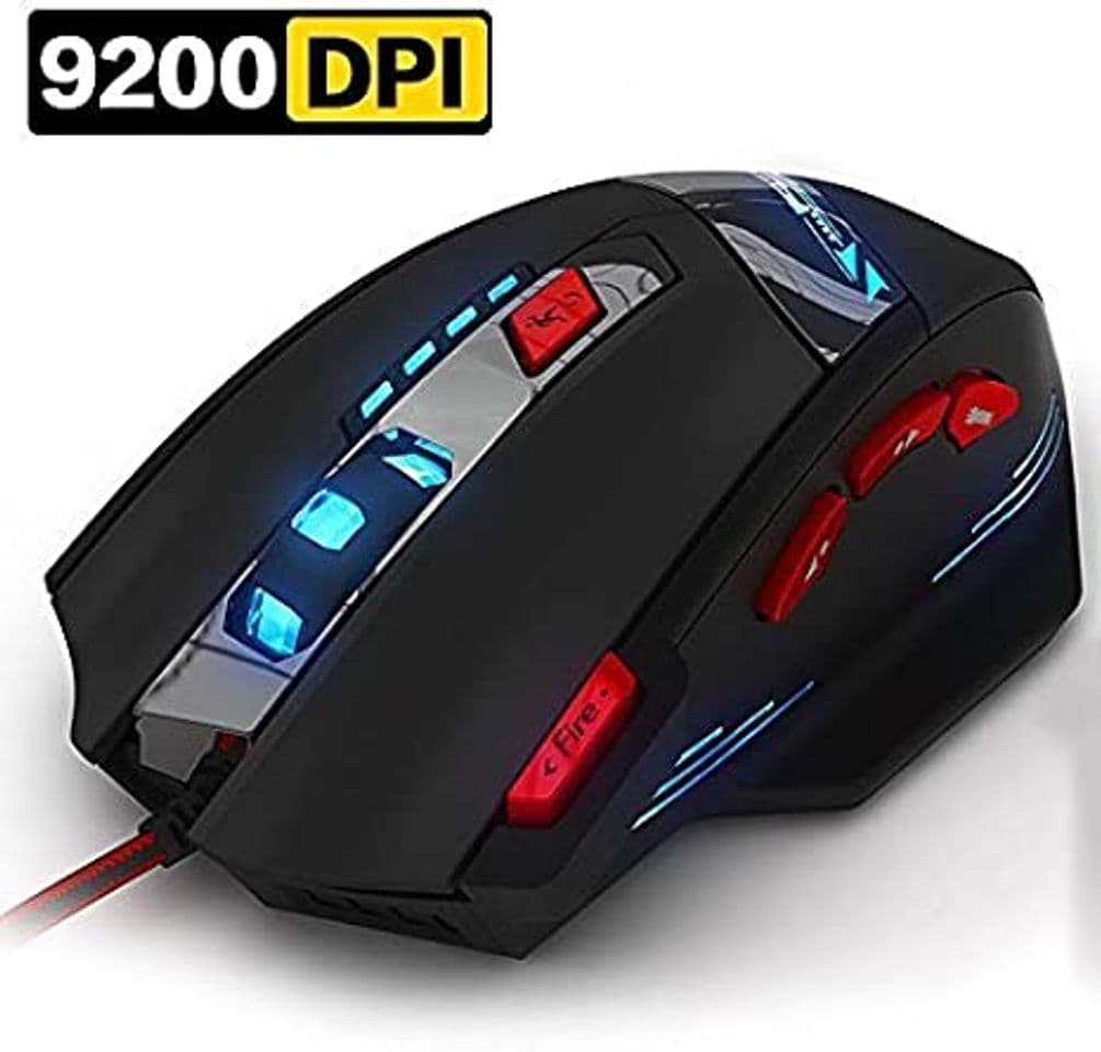 Electrónica Zelotes 9200 DPI Ratón Gaming 