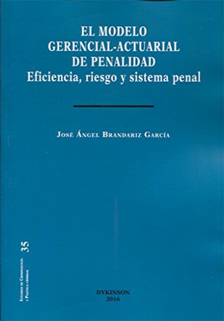 Book El modelo gerencial-actuarial de penalidad