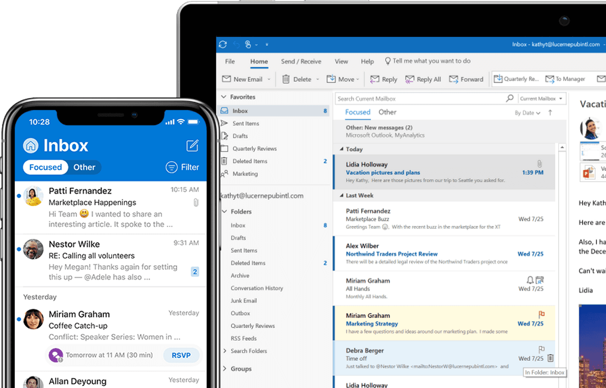 App Microsoft Outlook