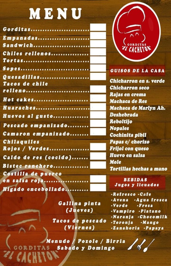 Restaurantes Gorditas El Cacheton