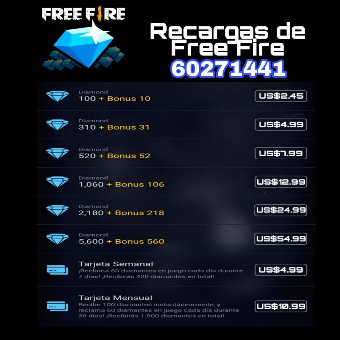 Videojuegos Free Fire: Battlegrounds