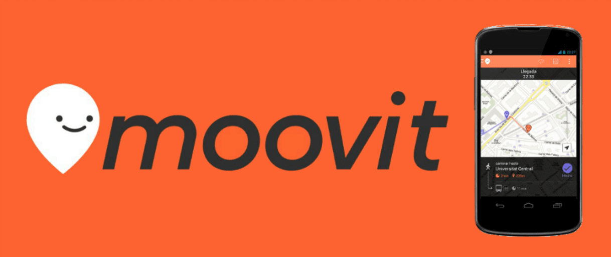 App Moovit: Transporte público