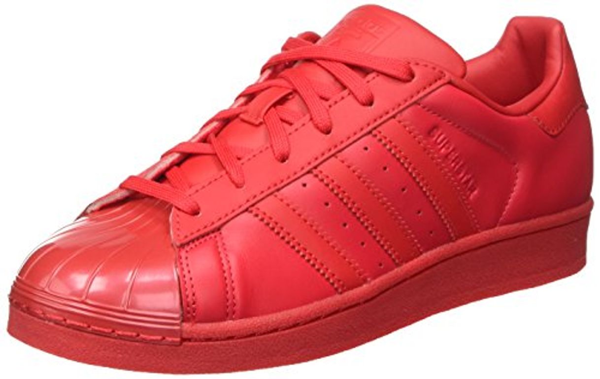 Moda Adidas Superstar Glossy, Zapatillas Mujer, Rojo