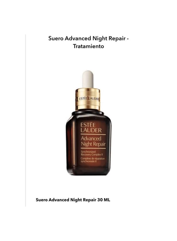 Producto Estee Lauder Suero Advanced Night Repair