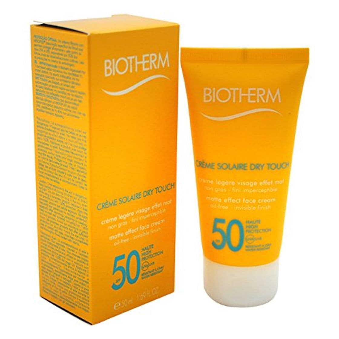 Belleza Biotherm Sun Crème Solaire Visage Dry Touch SPF50 Protector Solar