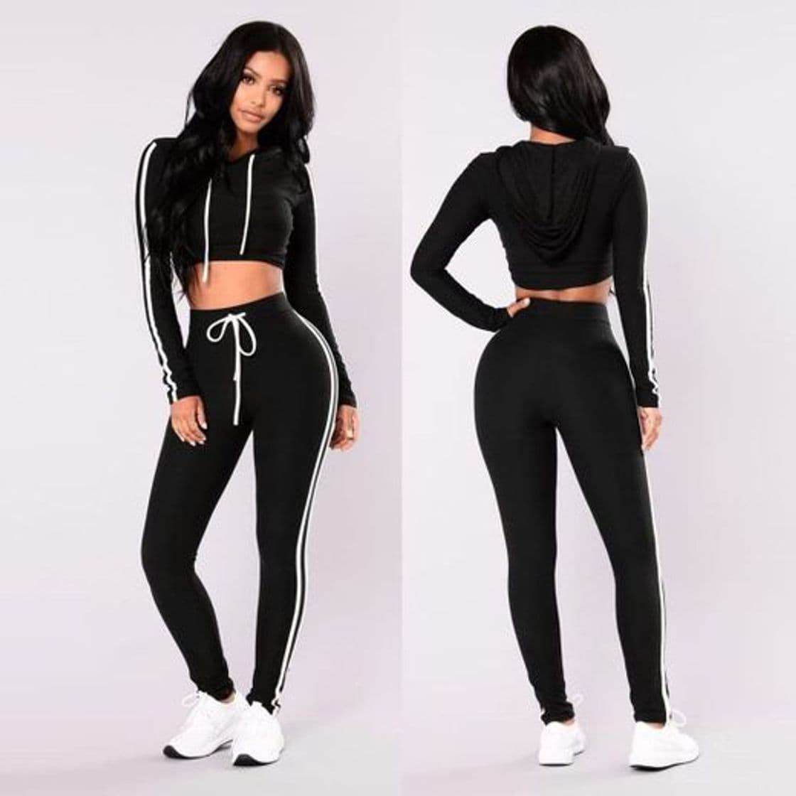 Producto Mujeres 2 Piezas Traje Deportivo Colorido Pantalones Casuales Top chándal Traje de