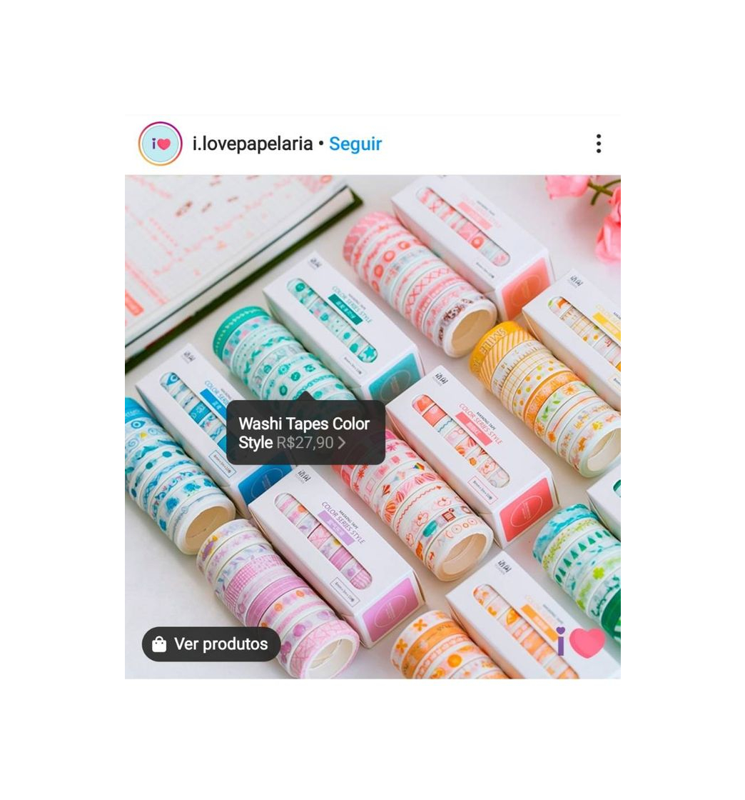 Product Washi Tapes 😍 confira o insta