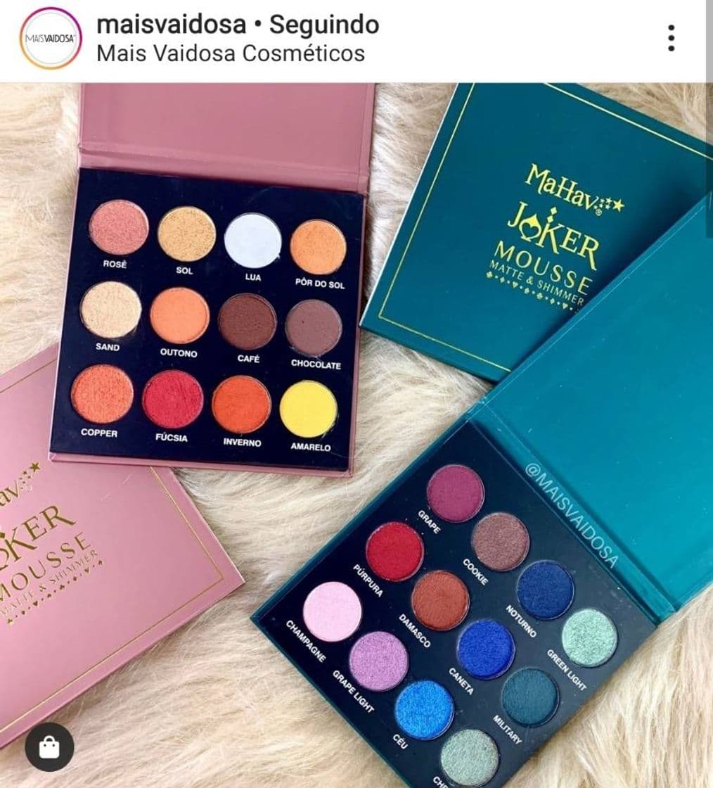 Fashion Paleta de sombras Mahav ❣