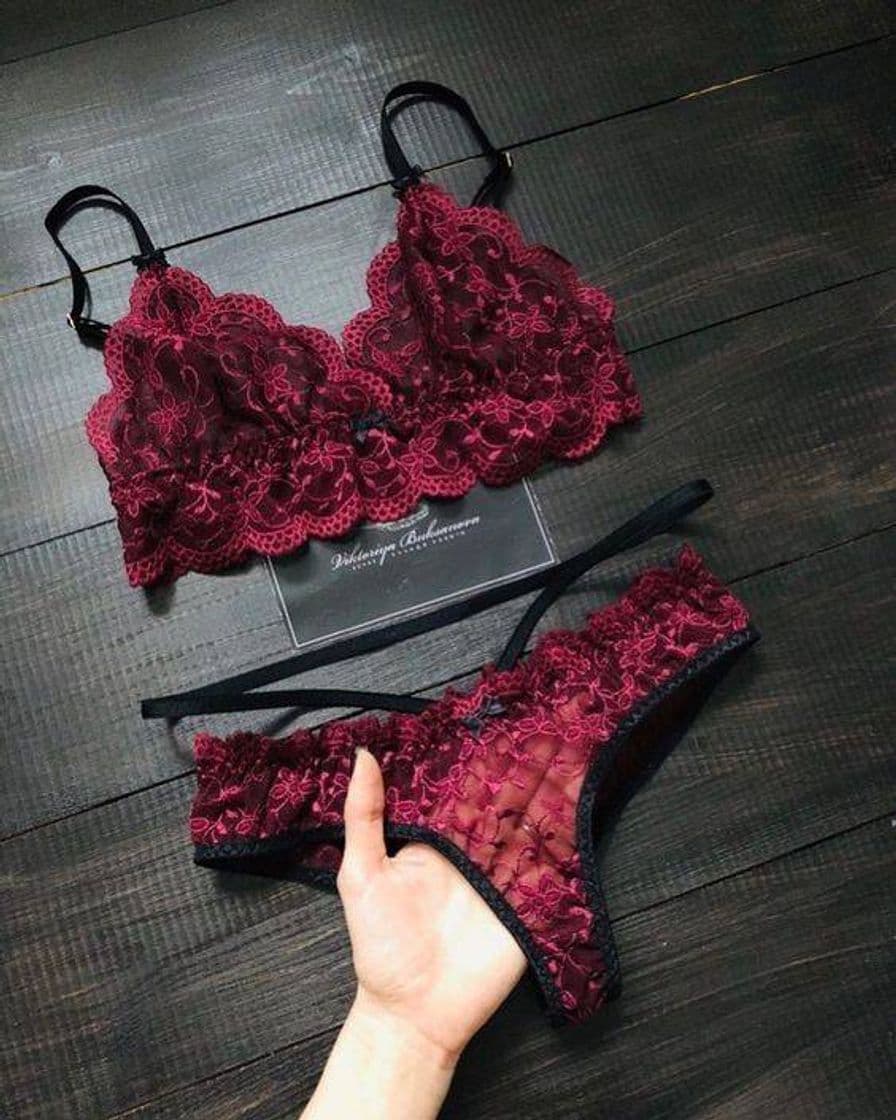 Moda Lingerie vinho 