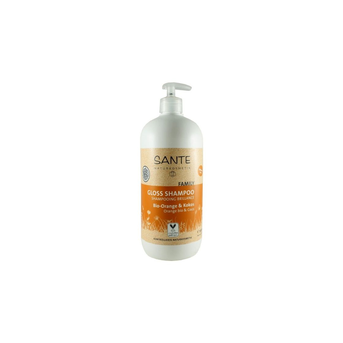 Product Champú tratante Bio de naranja y coco Sante 950 ml 