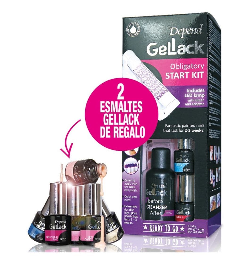 Moda Kit básico esmalte permanente GelLack + 2 esmalte de regalo - Beter