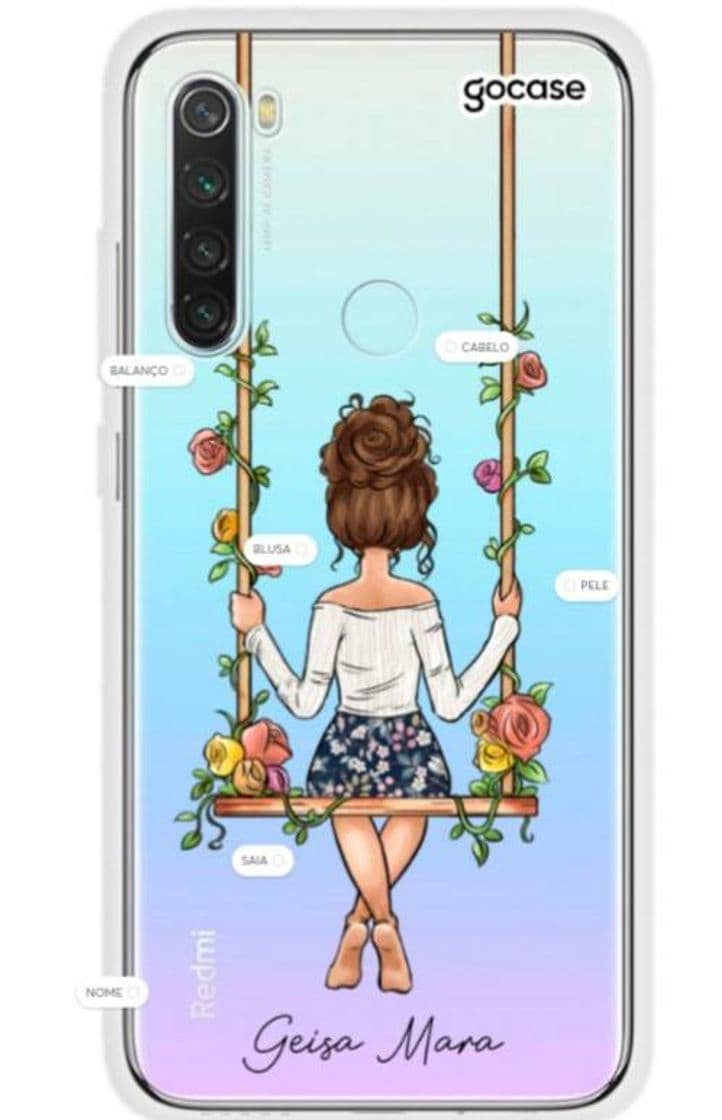 Moda Capinha para celular Garota Floral - Gocase