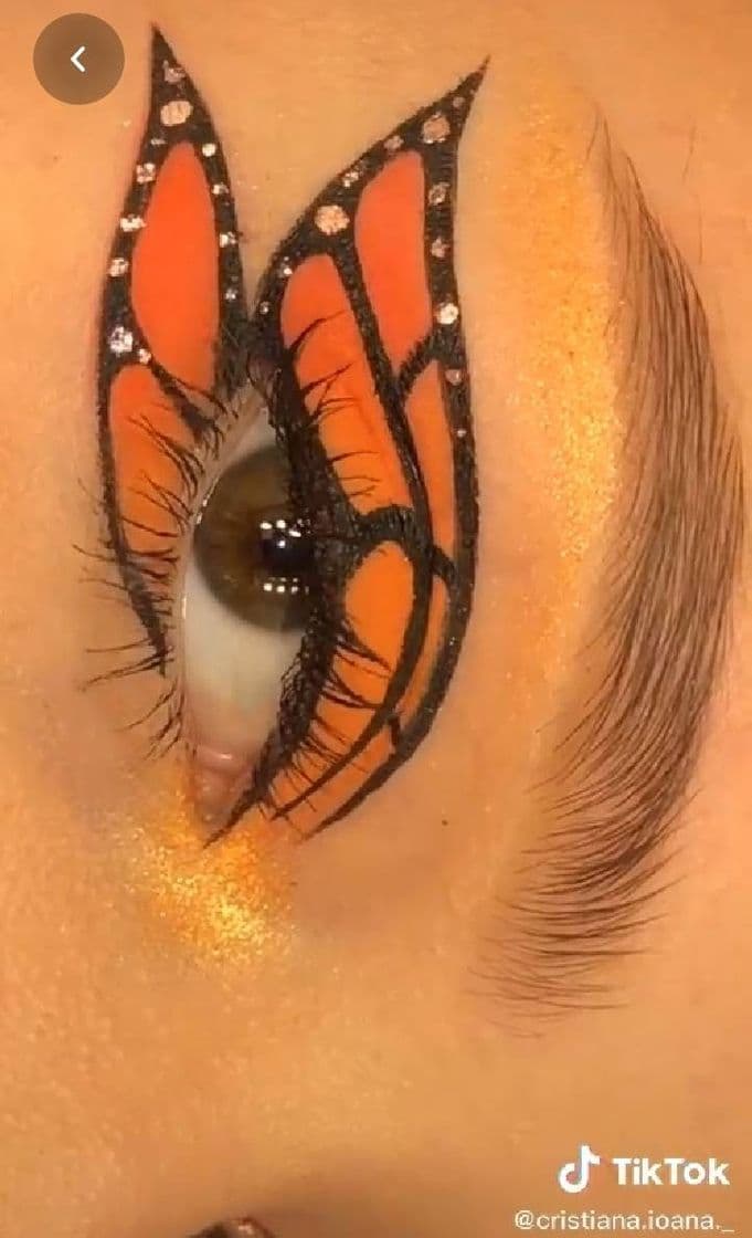 Moda Maquillaje de mariposa monarca 🦋