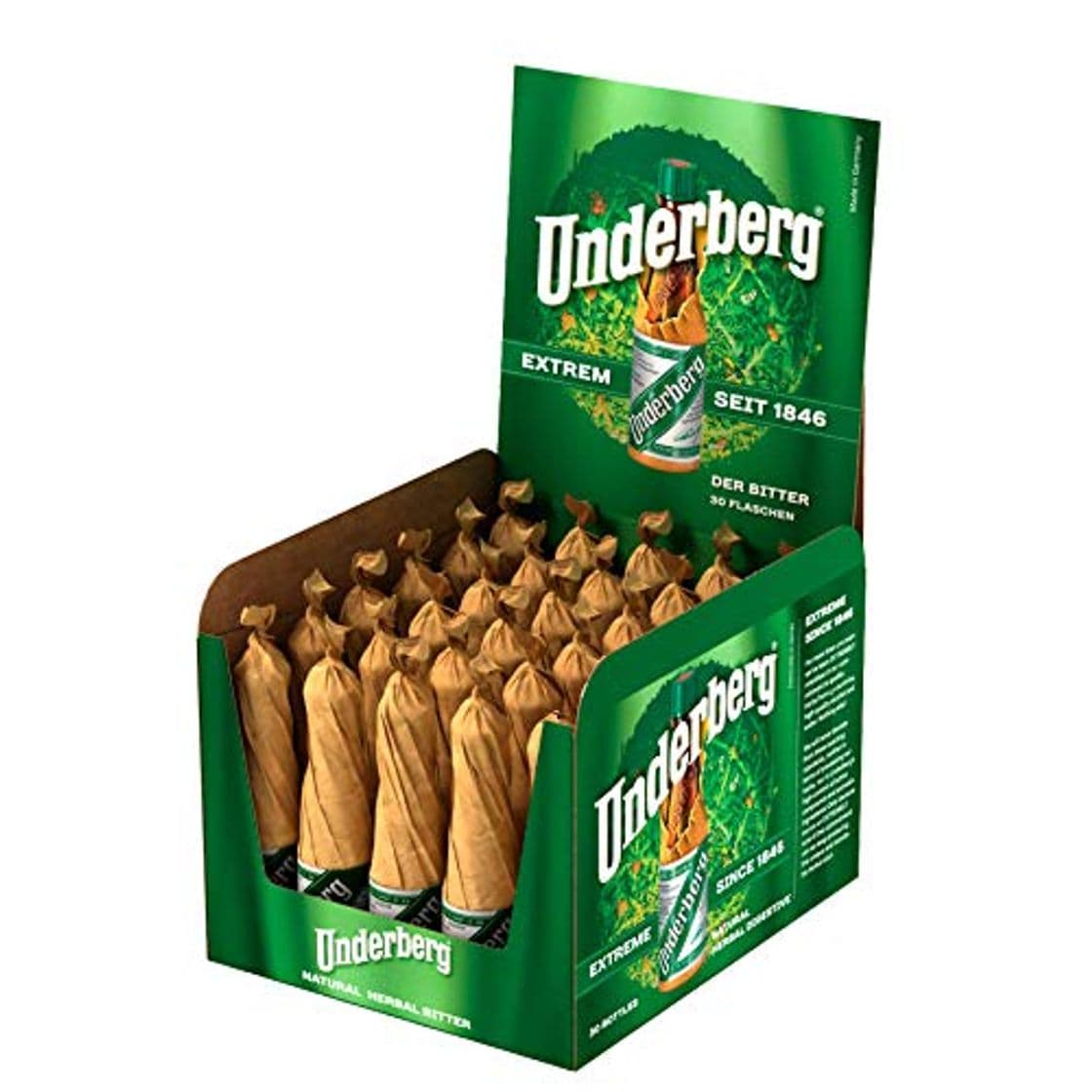 Producto Underberg The Rheinberg Herbal Digestive Licor 30 Bottles Pack