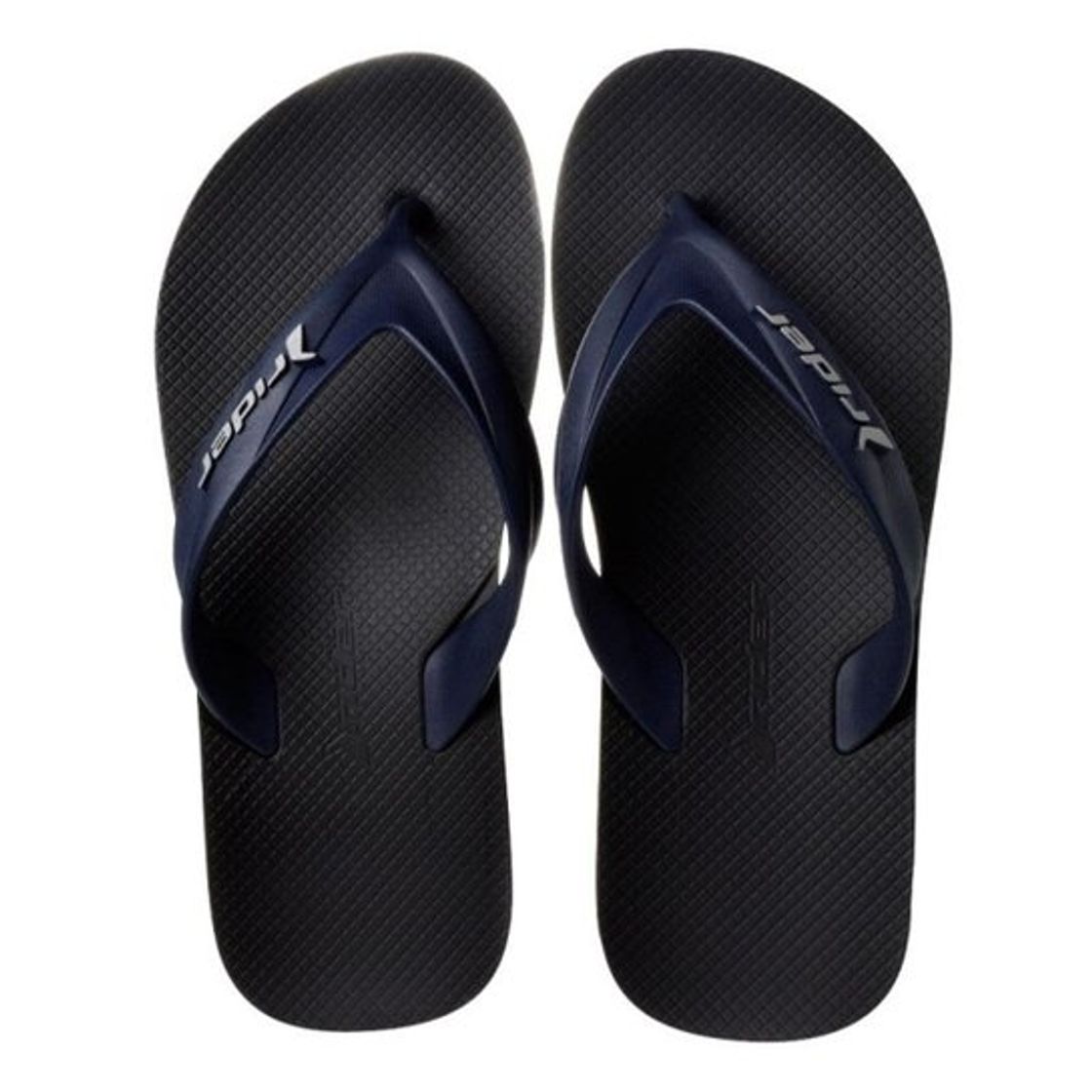 Fashion Chinelo Rider Strike Masculino - Preto e Azul | Zattini