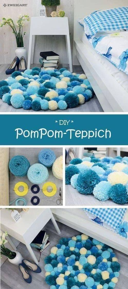 Fashion Tapete de Pom pom 