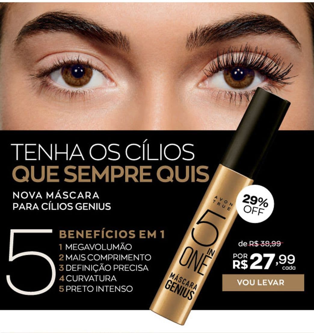 Moda Máscara para Cílios Genius Multibenefícios 7ml

