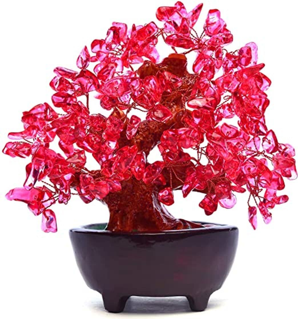 Producto HapiLeap Árbol de Dinero, Gemas Feng Shui Adornos de árbol de Cristal