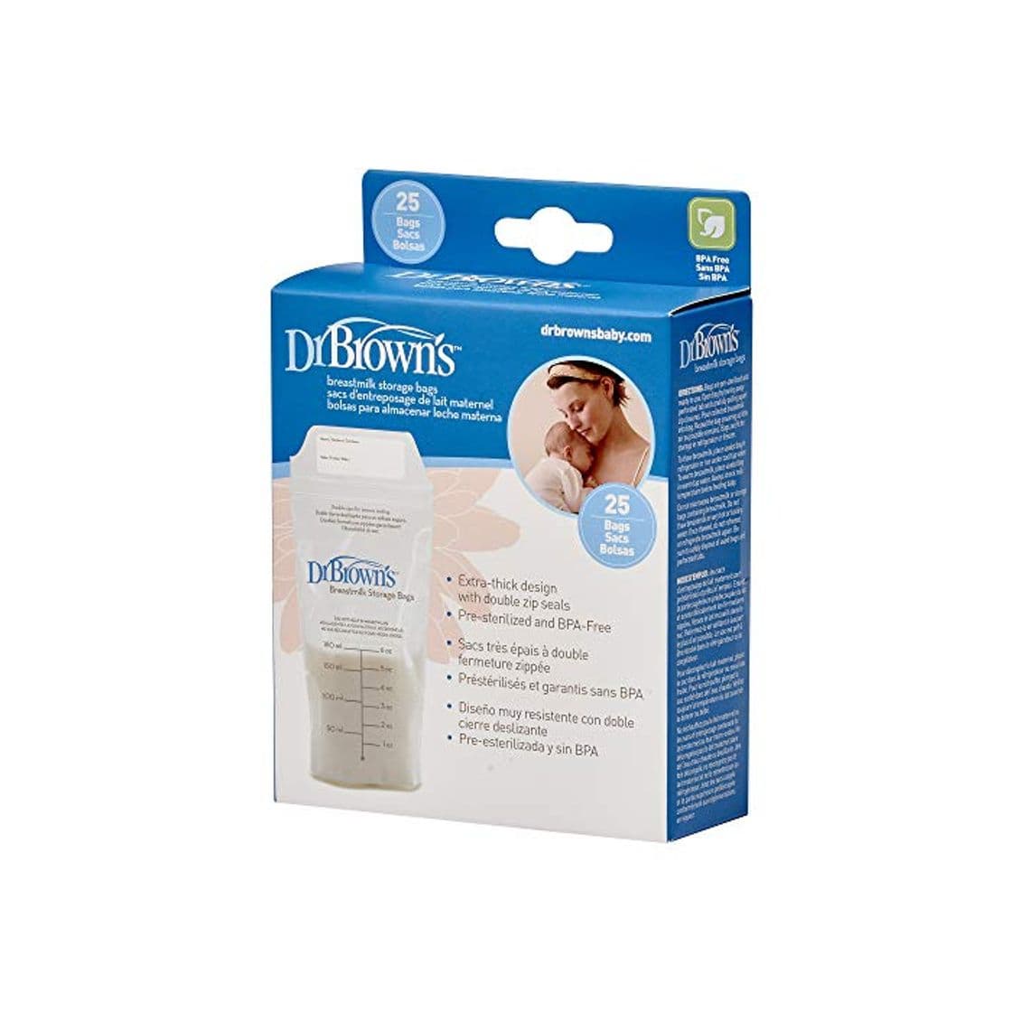 Product Dr Brown's - Bolsas de leche materna