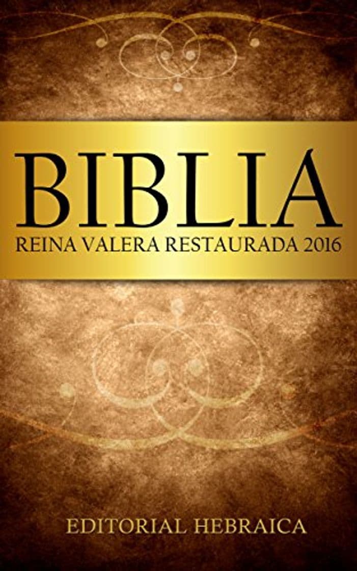 Libro Biblia Reina Valera Restaurada 2016