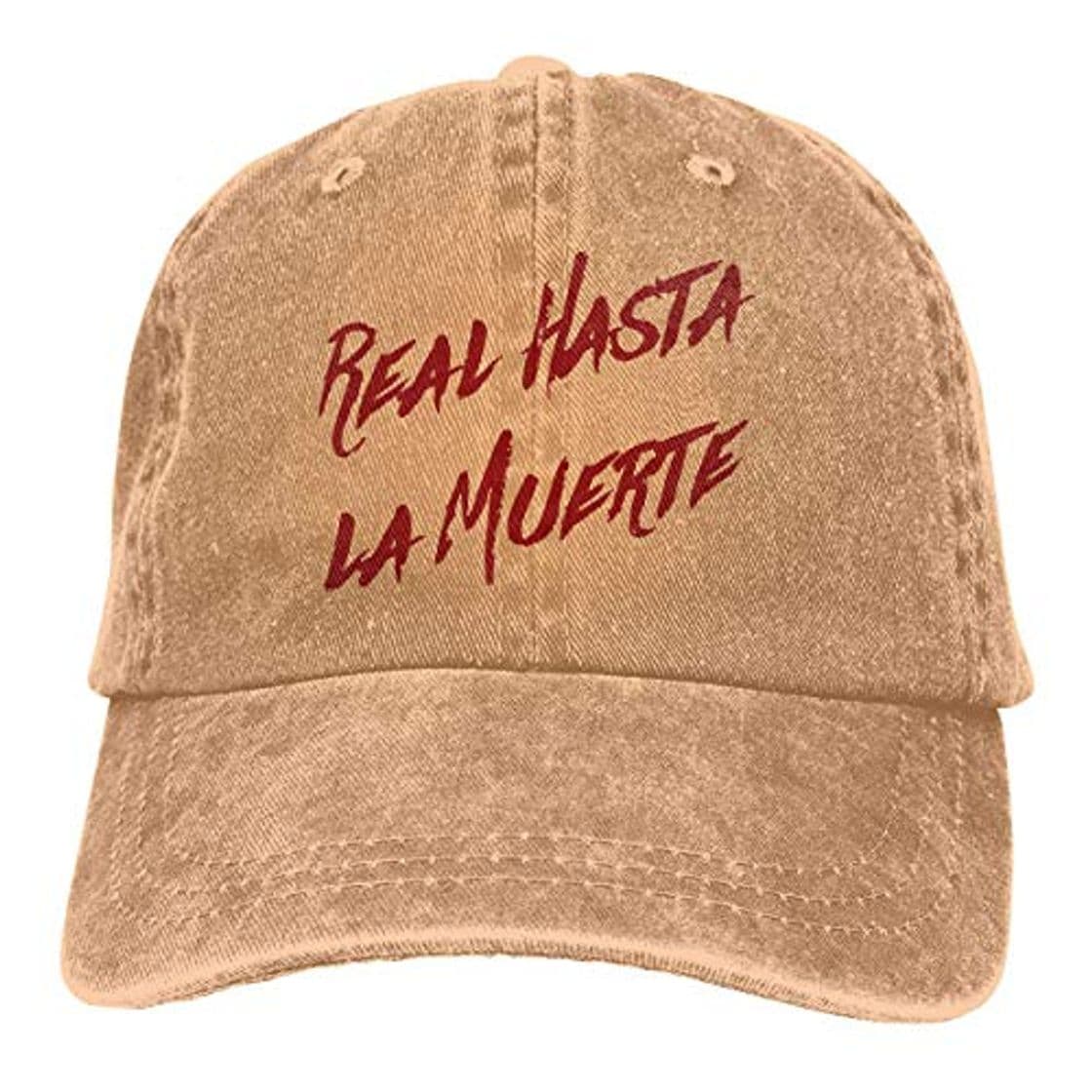 Fashion Kpaoaz Real hasta La Muerte Camisa Anuel AA Trap Denim Dad Cap Baseball Hat Adjustable Sun Cap