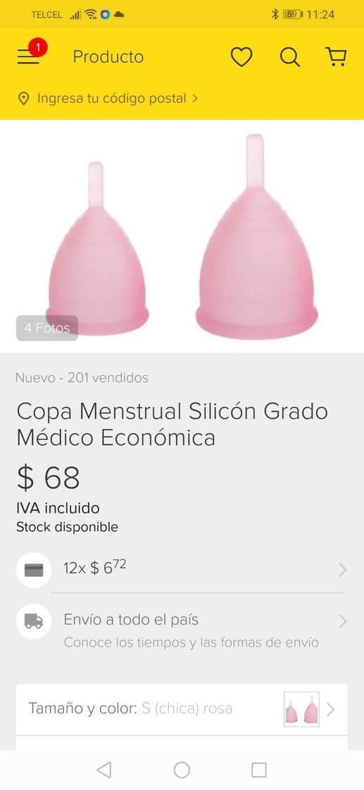 Fashion Copa menstrual