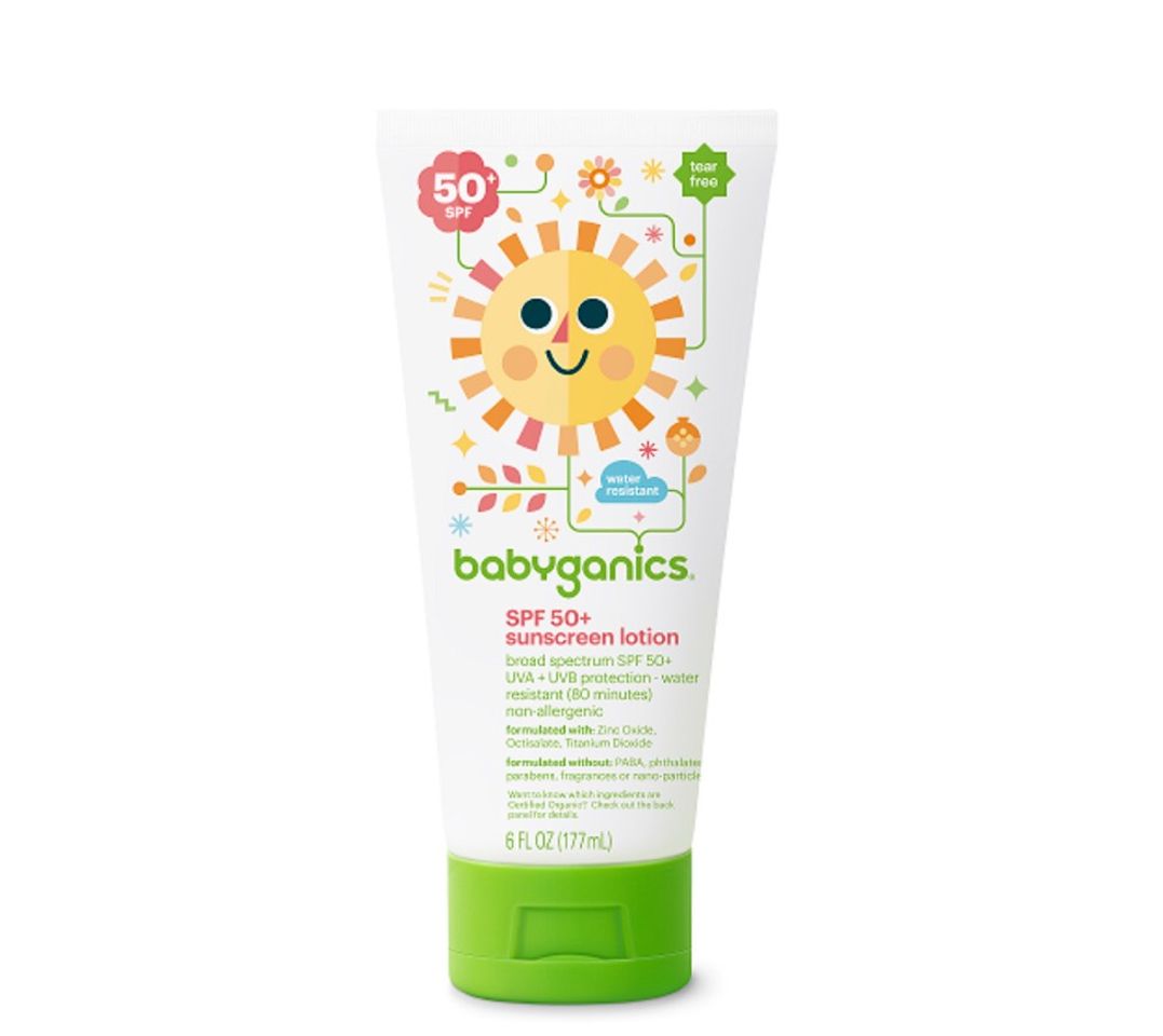 Moda Babyganics sunscreen/ bloqueador solar.