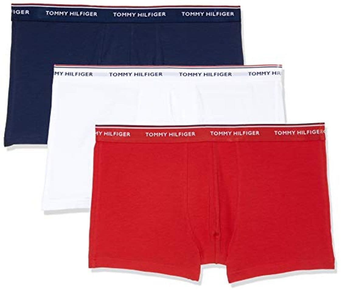 Fashion Tommy Hilfiger 3p Trunk Bóxer, Blanco