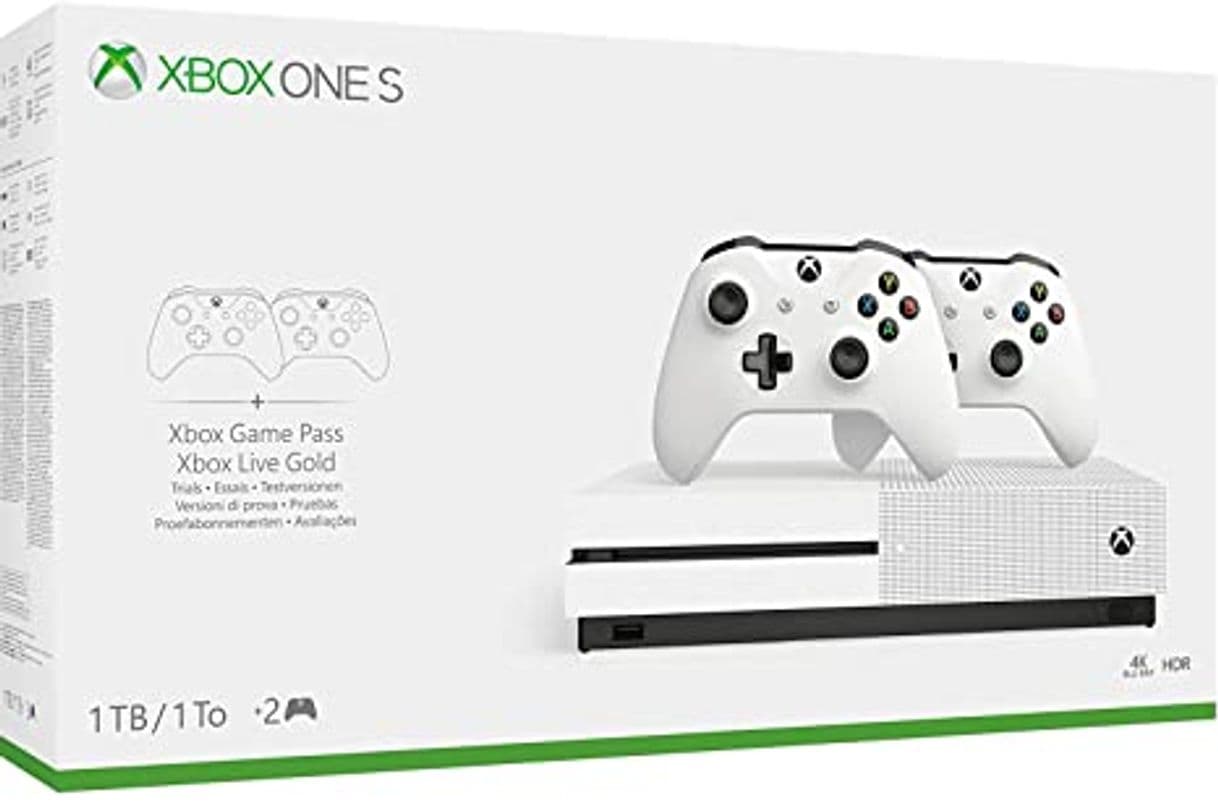 Electrónica Pack Xbox One S con 2 mandos