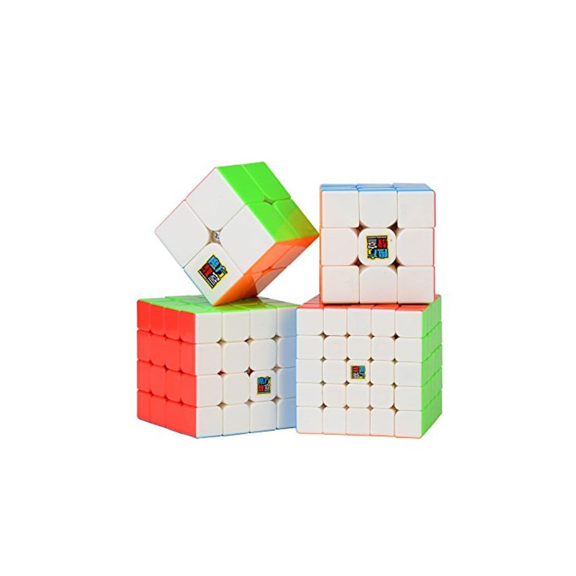 Product ROXENDA Cubo de Velocidad Bundle Moyu 2x2 3x3 4x4 5x5 Stickerless Brillante