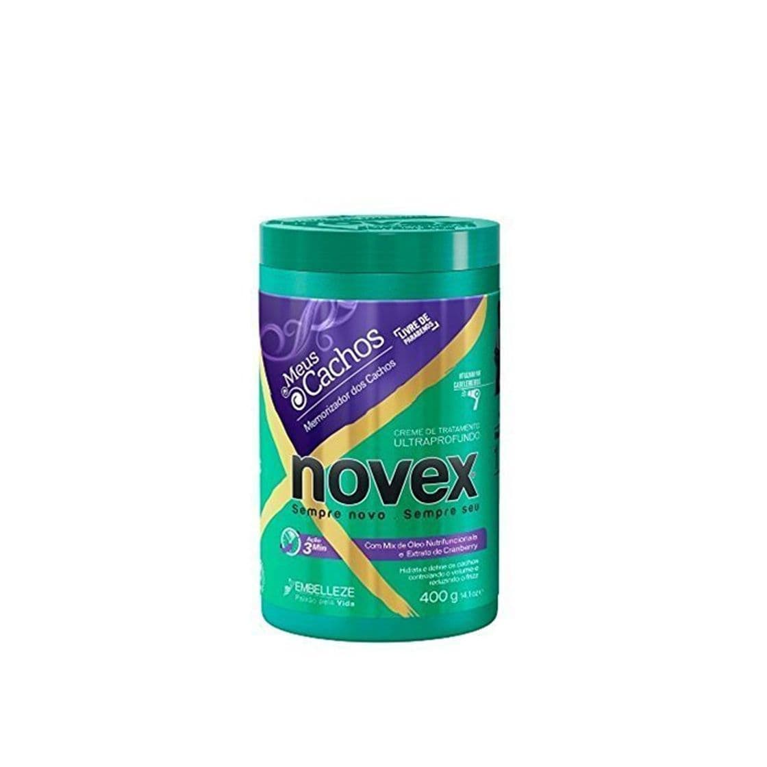 Beauty Novex Creme De Tratamento Ultraprofundo Meus Cachos Memorizador Dos Cahos 400g 14.1