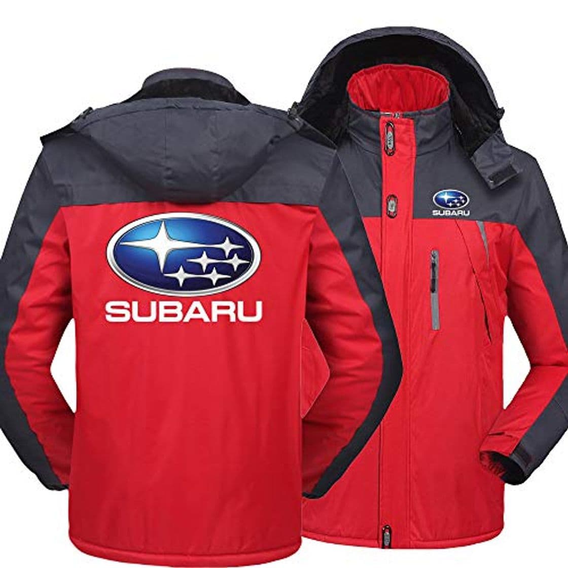 Moda SPONYBORTY Rompevientos por Subaru Chaqueta Sudadera con Capucha Terciopelo Tops Deportes Y